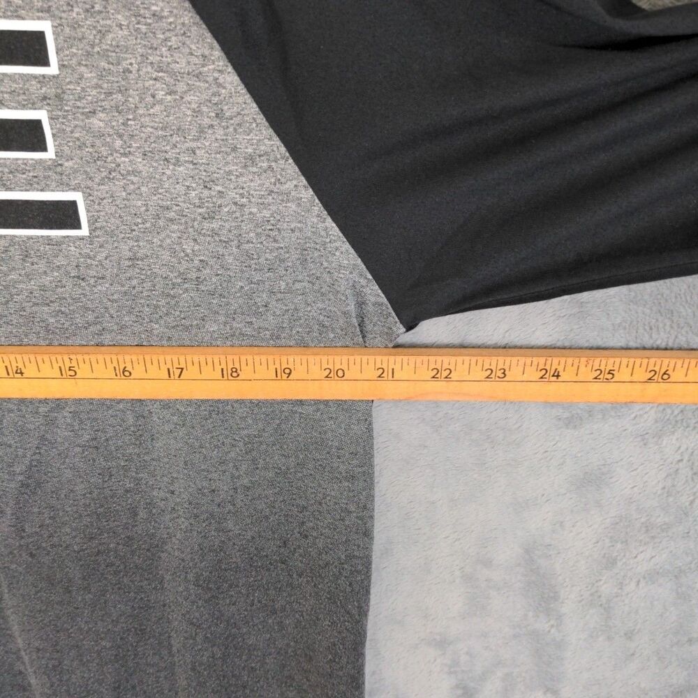 The Nike Tee Men's Black Gray Ombre Baseball MLB T Shirt Dri-Fit Size Large - Picture 6 of 8